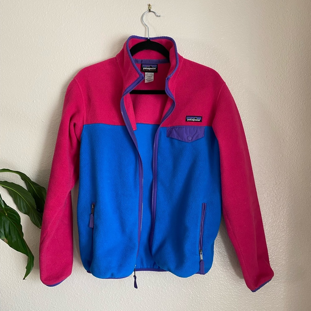Medium Retro Patagonia Fleece Jacket with Full Zip